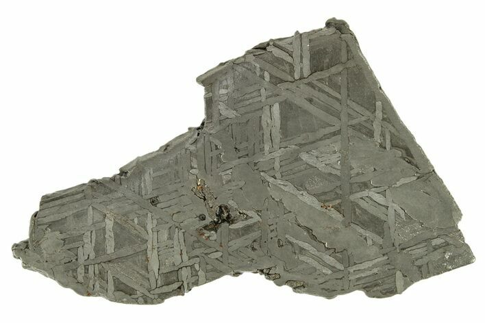 Etched Iron Meteorite ( g) Slice - NWA #263660